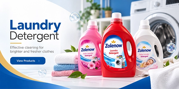 Bright Laundry Detergent Product Banner