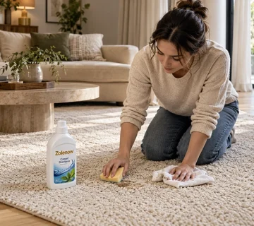Cozy Carpet Cleaning in a Modern Living Room 360x320