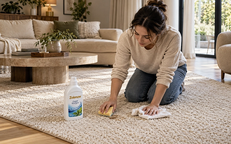 Cozy Carpet Cleaning in a Modern Living Room